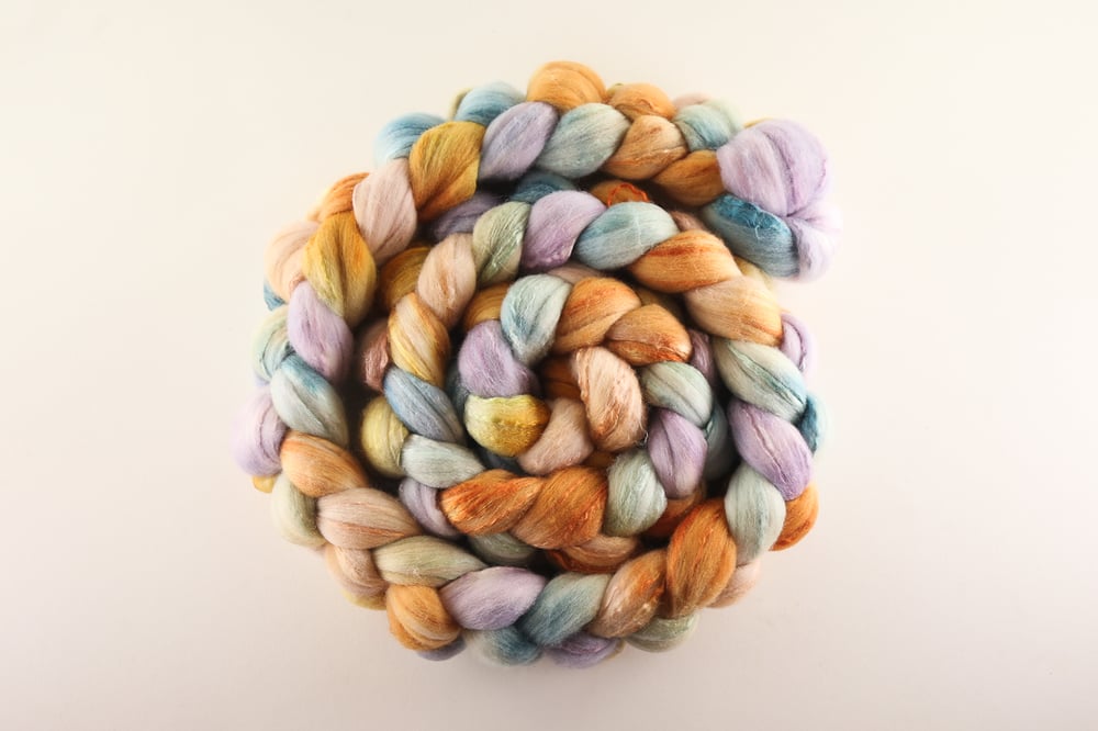 Image of July Fiber Club 🧡 Haystacks 🧡 Superfine Merino + Mulberry Silk