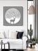 Image of Grey ‘The Stag’ Canvas Print