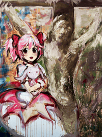 Image 1 of Jesus x Madoka Print