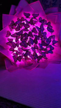 Image 3 of Light Up Butterfly Bouquet 