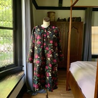 Image 2 of Designer Satin Floral Dress & Jacket XL