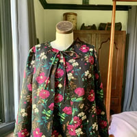 Image 10 of Designer Satin Floral Dress & Jacket XL