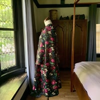 Image 11 of Designer Satin Floral Dress & Jacket XL