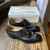 Image 2 of Gravati Deruta Black Peccary Leather Oxford 8.5