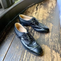 Image 5 of Gravati Deruta Black Peccary Leather Oxford 8.5