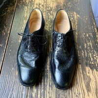 Image 6 of Gravati Deruta Black Peccary Leather Oxford 8.5