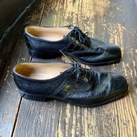 Image 7 of Gravati Deruta Black Peccary Leather Oxford 8.5
