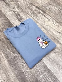 Image 1 of Blue Boujee Ghost Sweater 