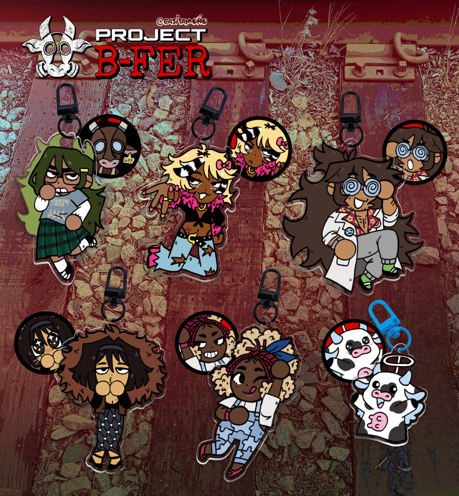 Image of Project B-FER Character Charms