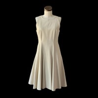 Image 1 of Ralph Lauren Nude Skater Dress Medium