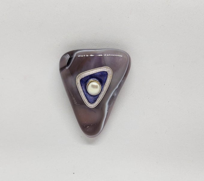 Image of Fused Glass Magnetic Pin #24-752