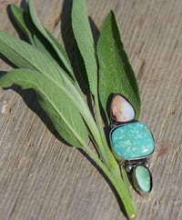Image 2 of semi-custom triplet: opal + turquoise 
