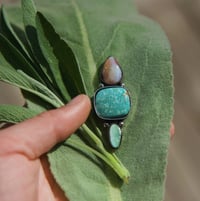 Image 3 of semi-custom triplet: opal + turquoise 