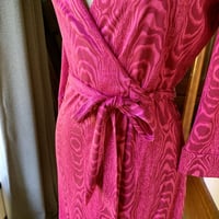 Image 7 of Diane Von Furstenberg Wood Grain Wrap Dress Small