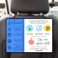 Image 2 of Aluminum Sign for Rideshare Services - Decor