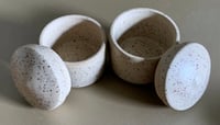 Image 4 of Small Speckled Lidded Storage Jar