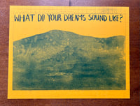 what do your dreams sound like?