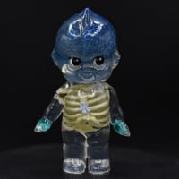 Image 2 of 4.5" Large Blue Glow in the Dark Brain & Anatomy Double Cast (PLUS a blind box mystery mini figure)