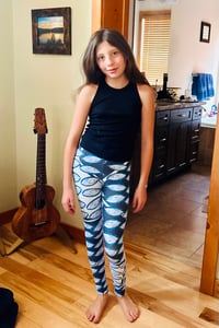 Image 1 of Evil Eye Youth Leggings