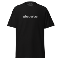 Image 1 of Black Embroidered Elevate T-Shirt