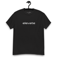 Image 8 of Black Embroidered Elevate T-Shirt