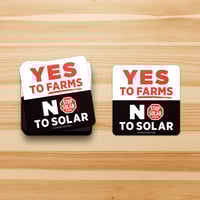 Image 2 of 'Yes to Farms' Vinyl Sticker - 2.5"