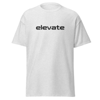 Image 1 of Grey Embroidered Elevate T-Shirt