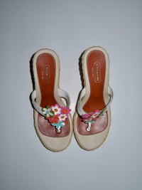 Image 1 of Coach Floral Espadrille Wedges - US 7