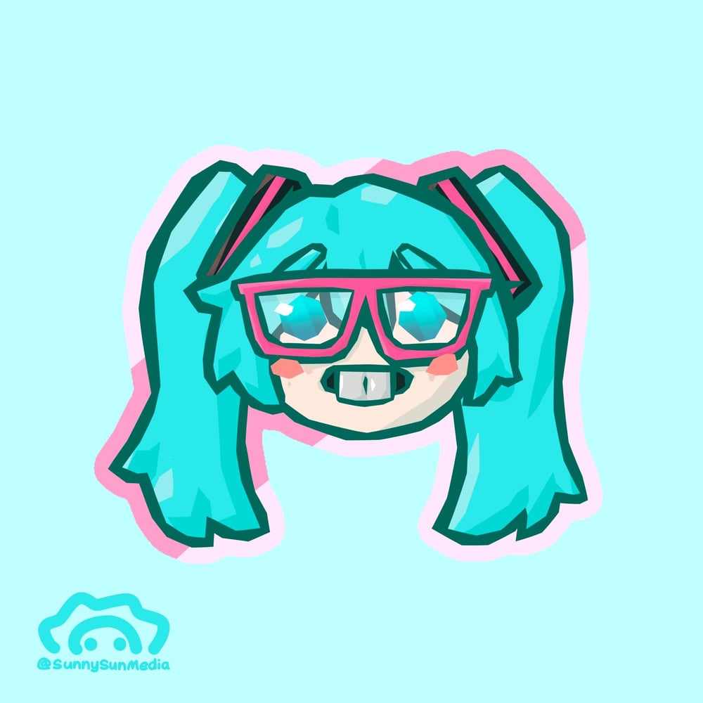 Image of Hatsune Mike Sticker