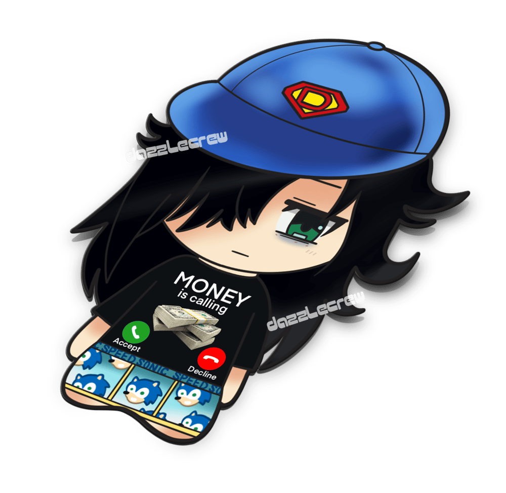 Image of Money is Calling Tomoko Watamote Sticker