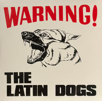 Image 1 of the LATIN DOGS - "Warning" 7" EP (Yellow Vinyl) 