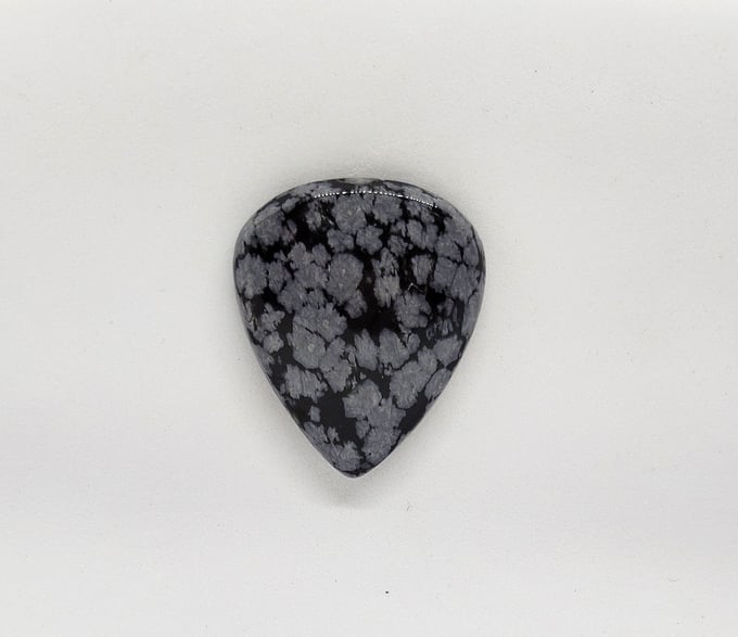 Image of Snowflake Obsidian Magnetic Pin #24-756