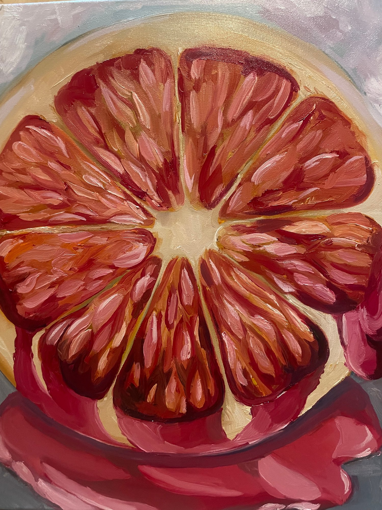 Painting - Blood orange