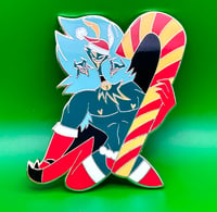 Image 2 of Hellverse Christmas Candy Cane Pin Up Sins