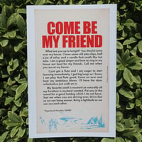 Image 2 of Come Be My Friend - 6 x 9 print