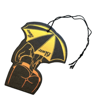 Umbrella Girl Air Freshener - Yellow / Orange Fade (Limit: 75)