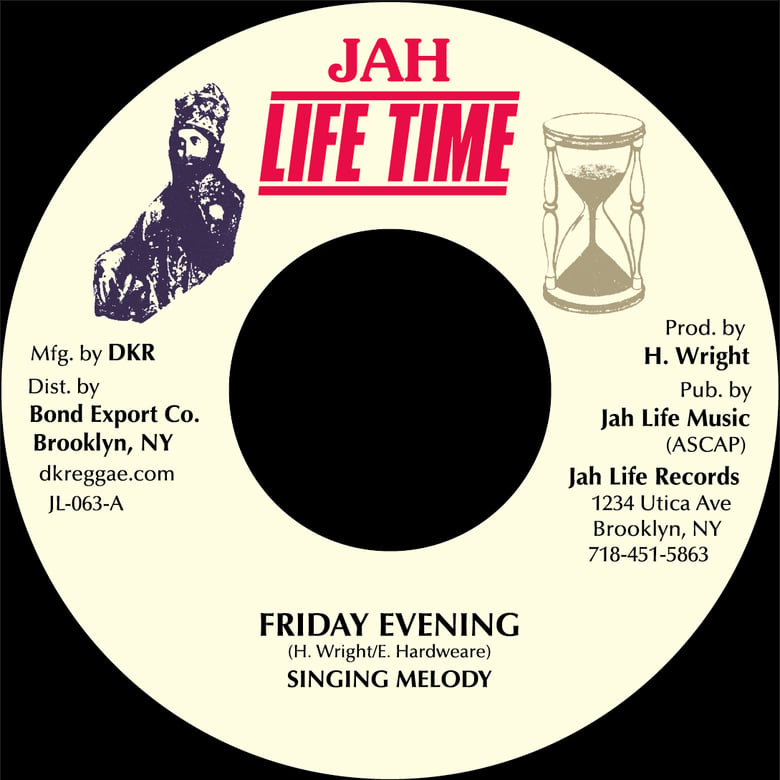 Image of Singing Melody - Friday Evening 7" (Jah Life Time)