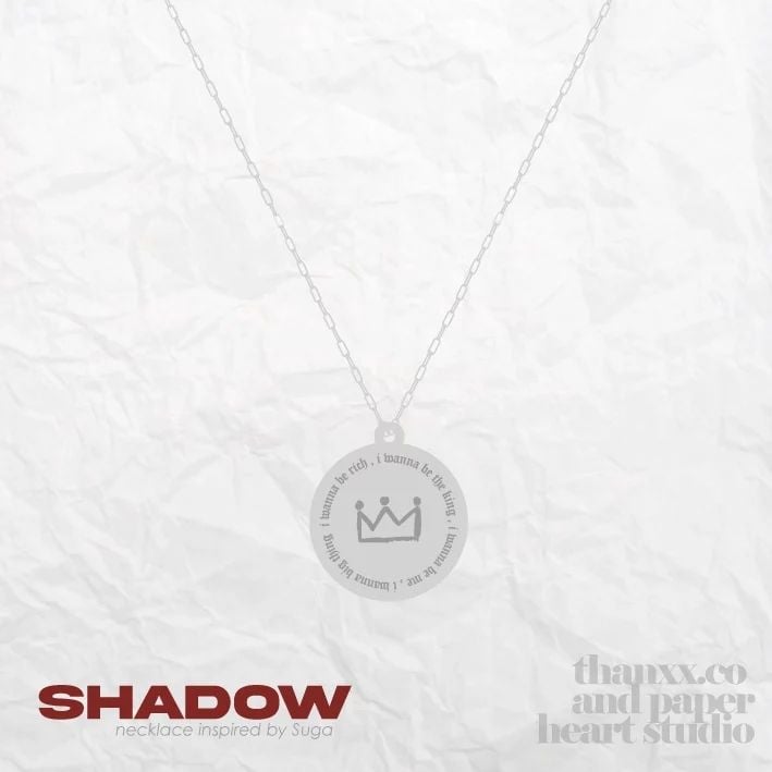 Image of In stock | BTS SUGA SHADOW NECKLACE