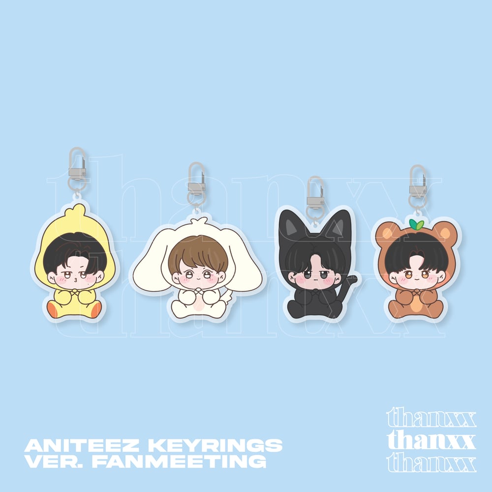 Image of Pre order | ANITEEZ ver. FANMEETING keyrings