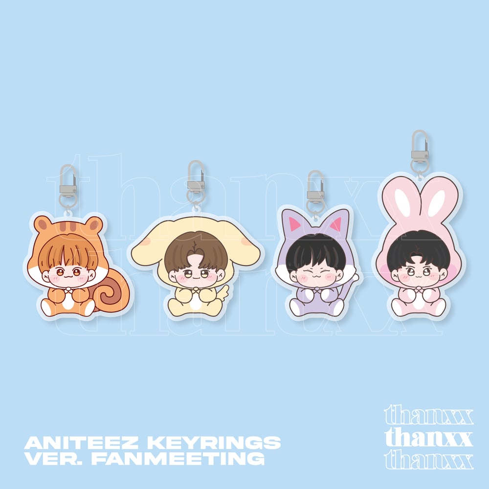 Image of Pre order | ANITEEZ ver. FANMEETING keyrings