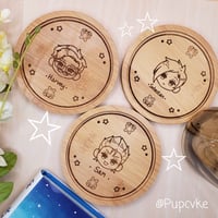 Image 3 of SDV Wooden Coasters