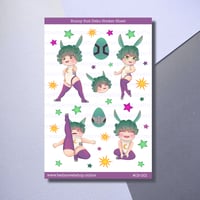 Bunny Suit Deku Sticker Sheet