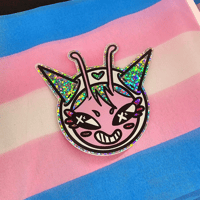 Image 1 of Glitter "NANA" Logo Sticker