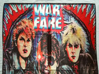 Image 2 of WARFARE - Metal anarchy Flag (cloth poster Banner tapestry) Old school thrash metal