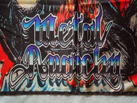 Image 4 of WARFARE - Metal anarchy Flag (cloth poster Banner tapestry) Old school thrash metal