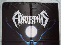 Image 2 of AMORPHIS - Black Winter Day Flag (cloth poster Banner tapestry) Old schoolDeath metal