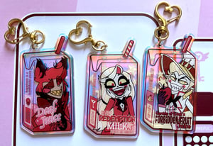 Image of Hazbin Hotel keychains