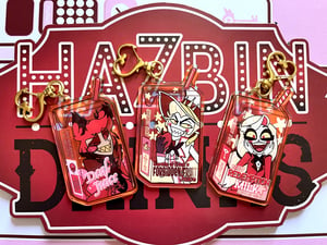 Image of Hazbin Hotel keychains