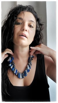 Image 3 of AFRODITE COLLIER - Silver Blue - 25% off