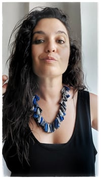 Image 7 of AFRODITE COLLIER - Silver Blue - 25% off